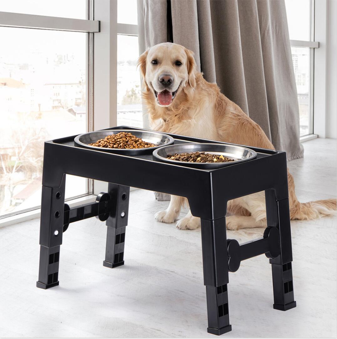 Elevate Your Pet's Dining Experience with Our Elevated Pet Feeding Bowl Neck Protection Stand