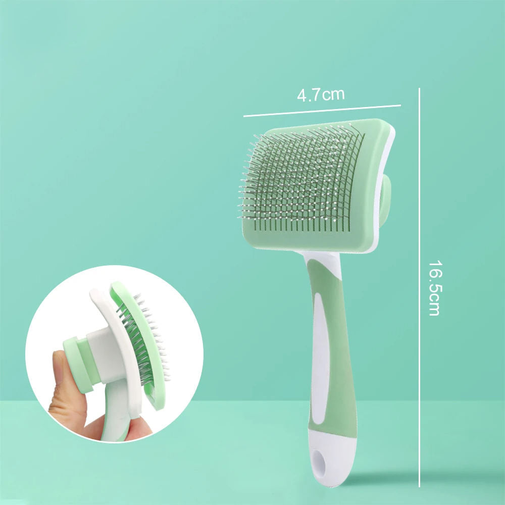Transform Your Pet Grooming Routine with the Self Cleaning Pet Slicker Grooming Brush Tool